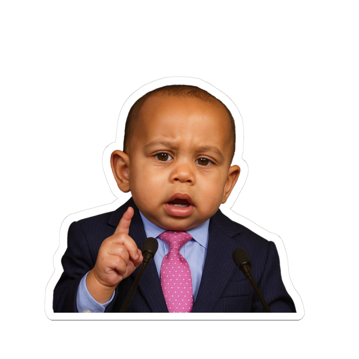 H is for Hakeem, and Also for Handling Business Sticker - Hakeem Jeffries