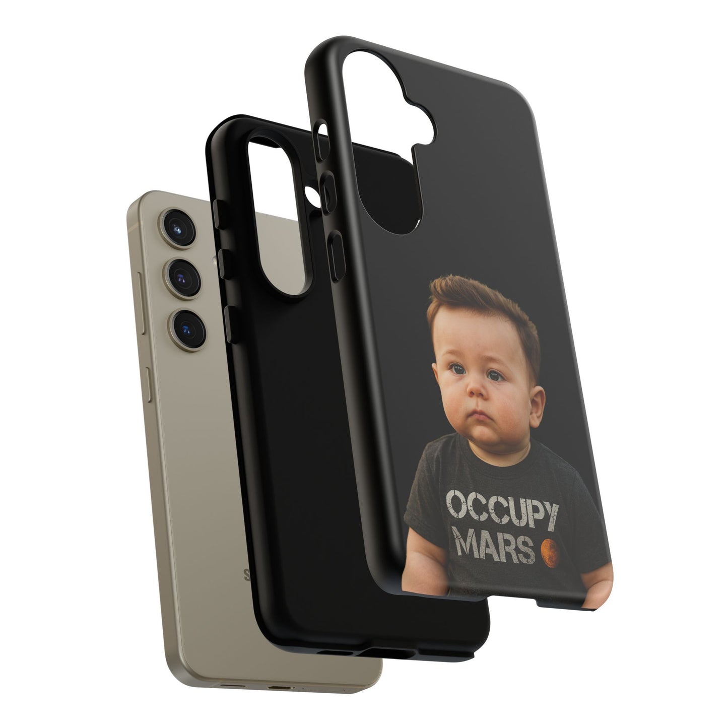 Pocket Payload: Dual-Layer Mars Readiness Phone Case - Elon Musk