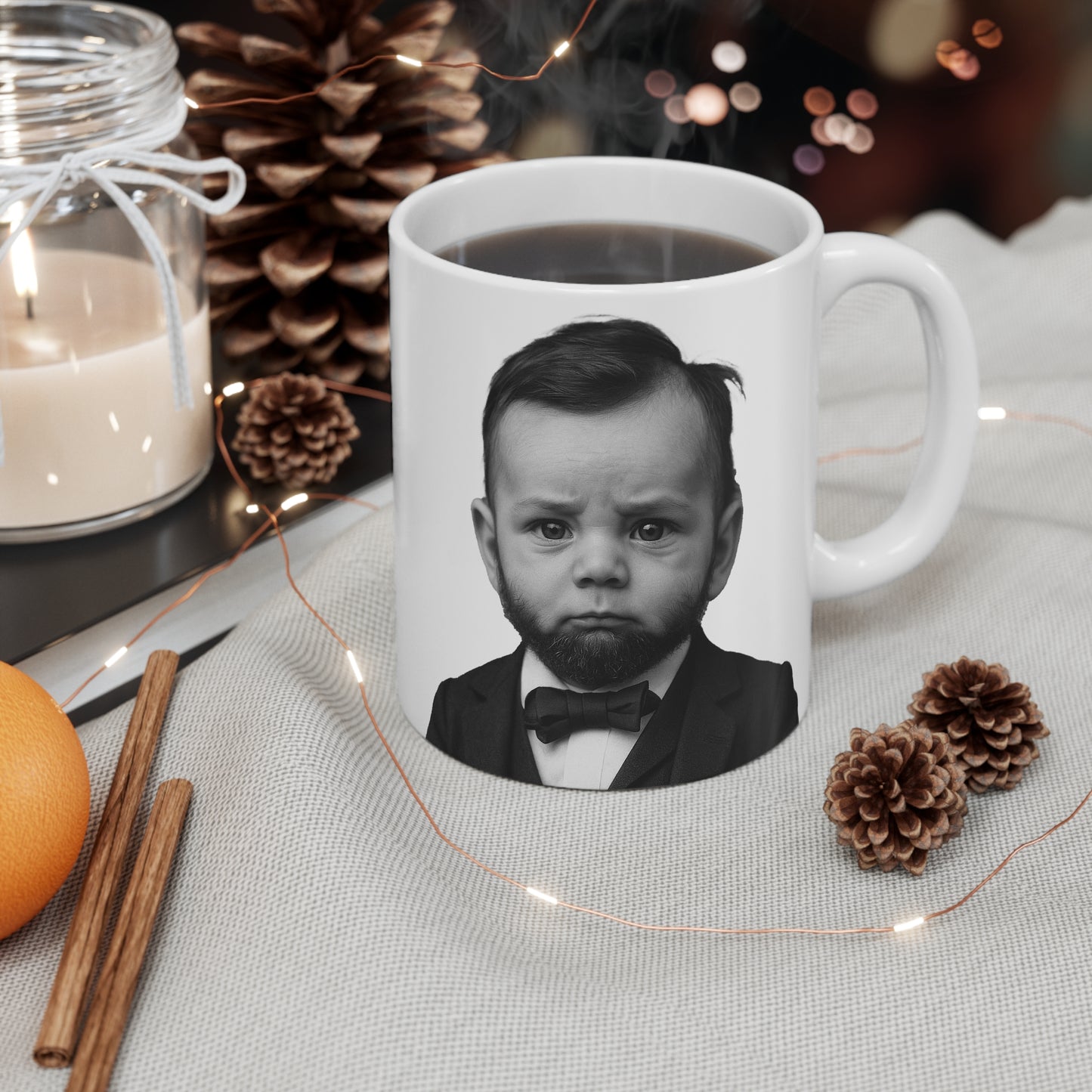 Four Score and Seven Sips Ago Mug - Abraham Lincoln