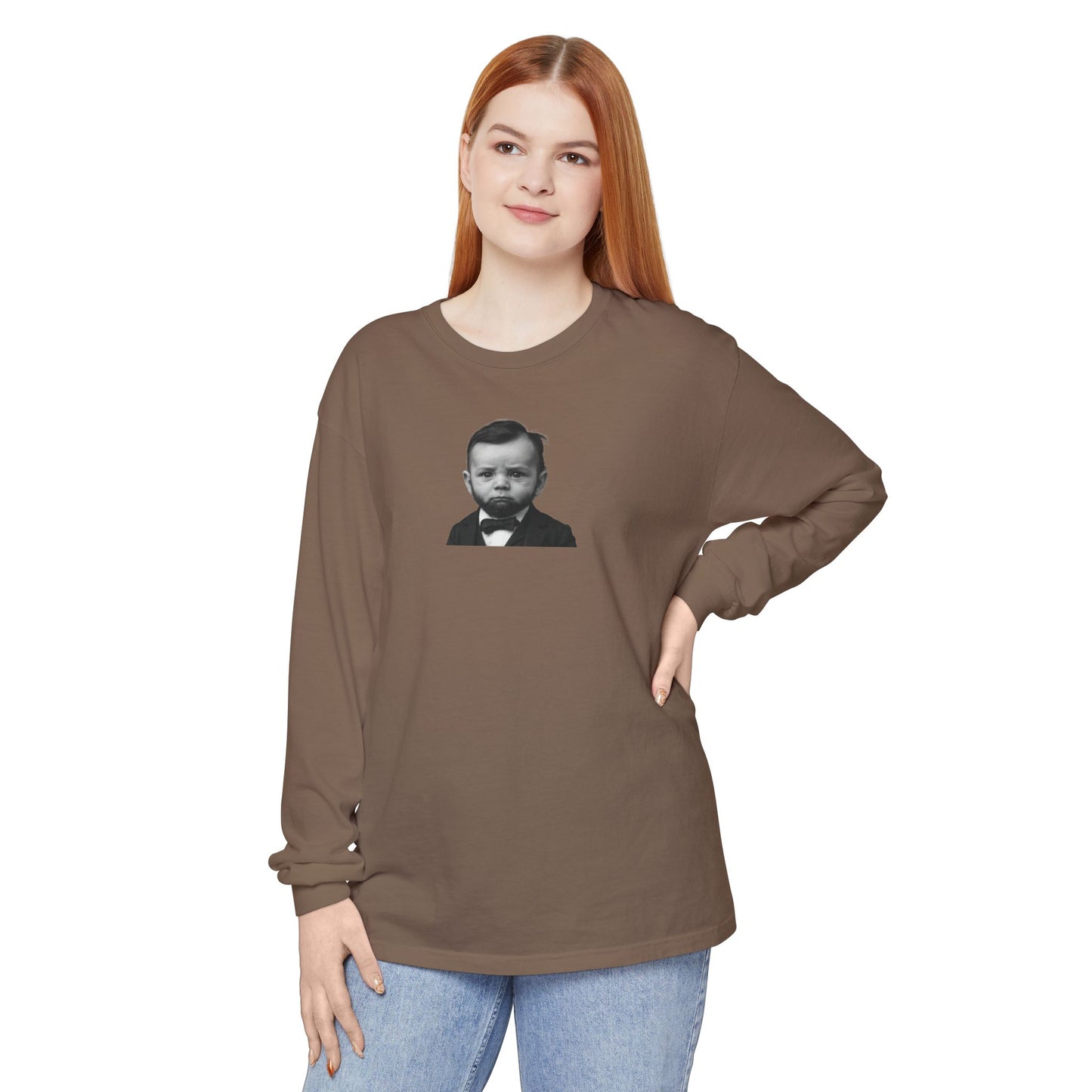 Sleeves of the House Divided (But Warm) Long Sleeve Shirt - Abraham Lincoln