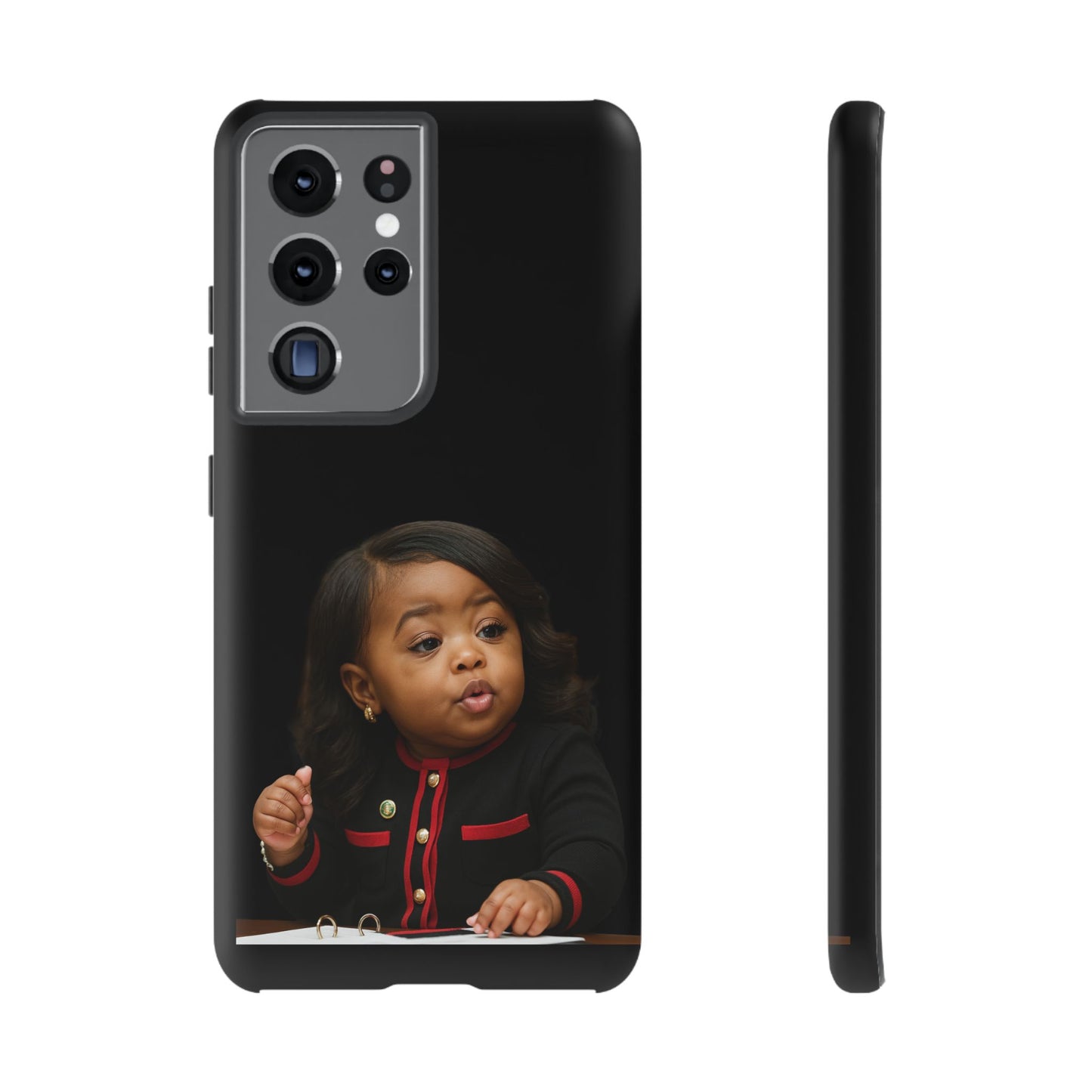 Glossed Up + Ready for the Group Chat Phone Case - Jasmine Crockett