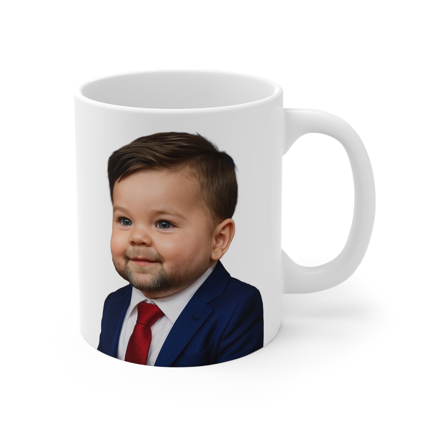 Mornings Built on Grit, Gripes & Oatmeal Mug - JD Vance