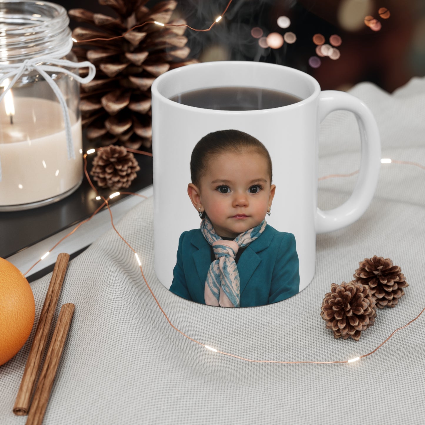 Madam President in a Diaper: Coffee, But Make It Data Mug- President of Mexico Claudia Sheinbaum