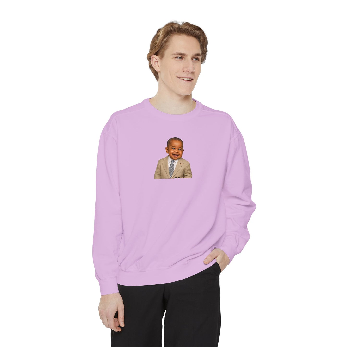 "Yes We Tan" Crewneck Sweatshirt - Barack Obama