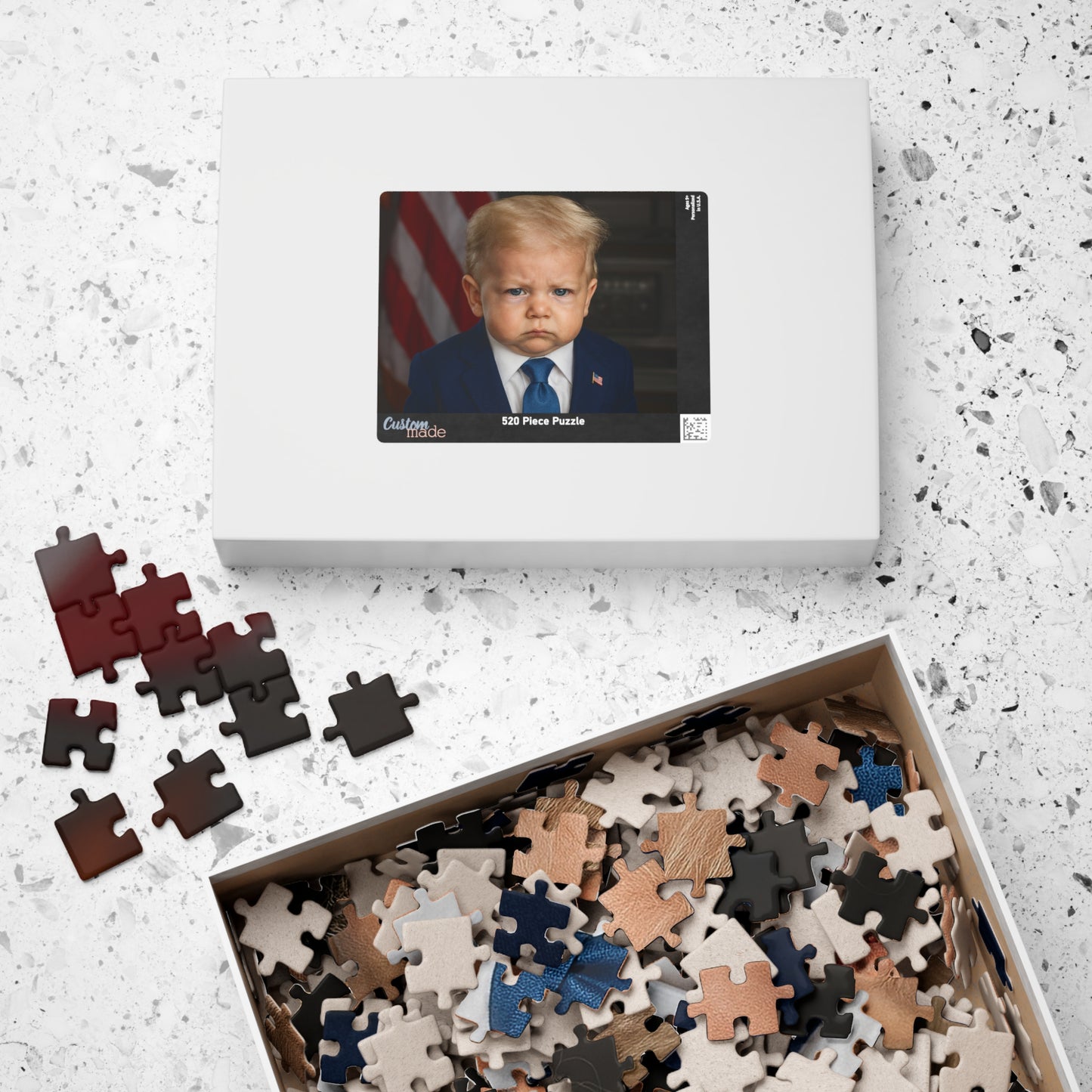 The Art of the Crib: Baby Trump Presidential Puzzle (520 Pieces)
