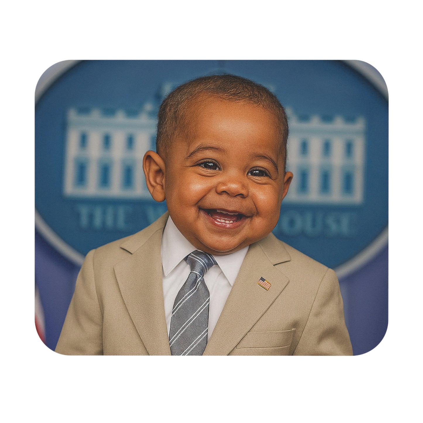 "Yes We Tan" Mouse Pad - Barack Obama