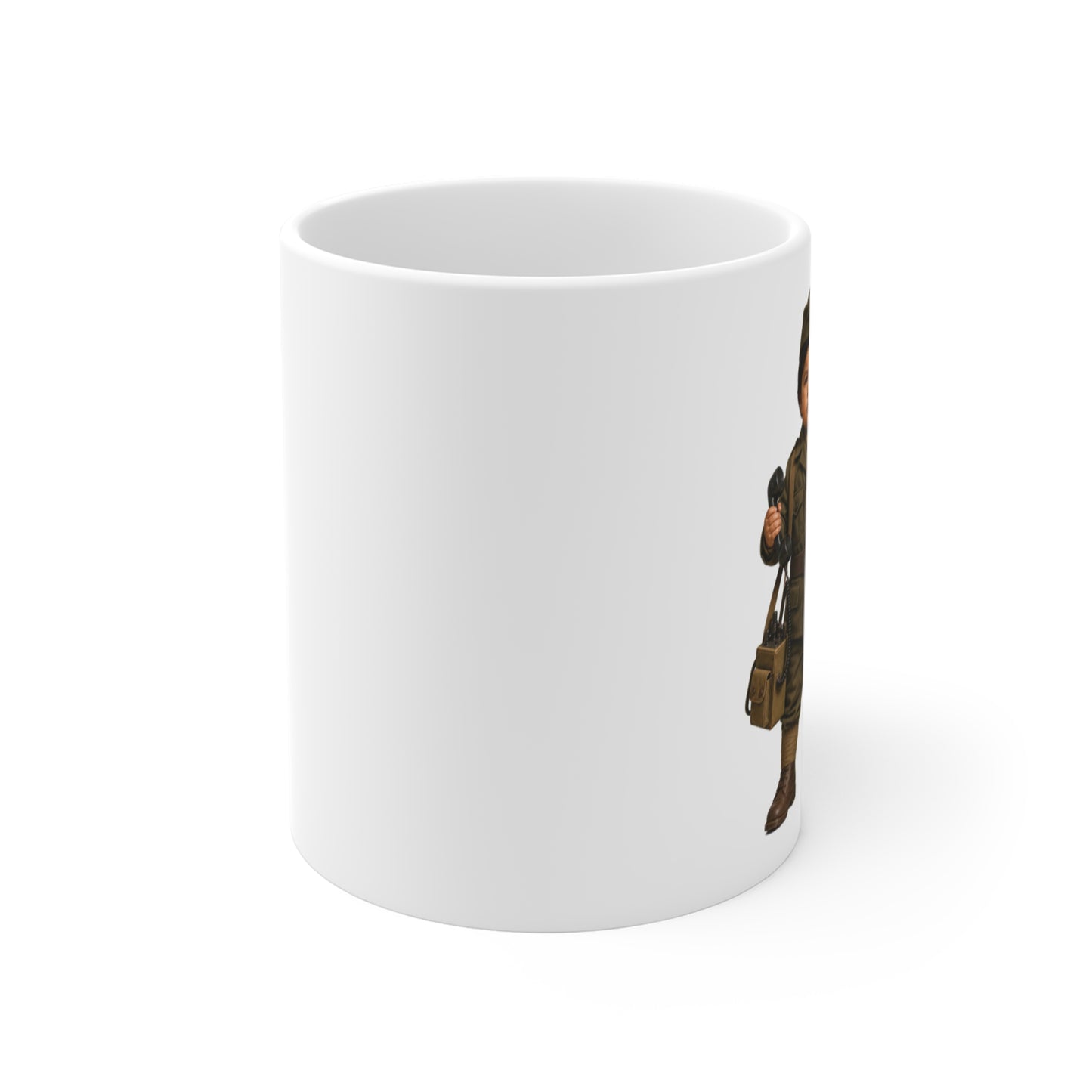Tiny Command Mug - Marine Corps World War II Communications Support