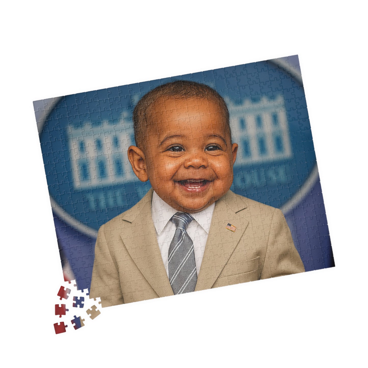 Executive Drip: Baby Obama Tan Suit Puzzle (520 Pieces)