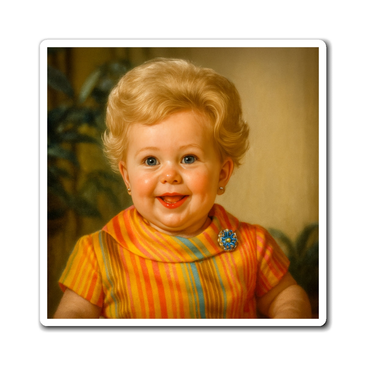 Fridge of Tranquility Magnet - Patricia Nixon