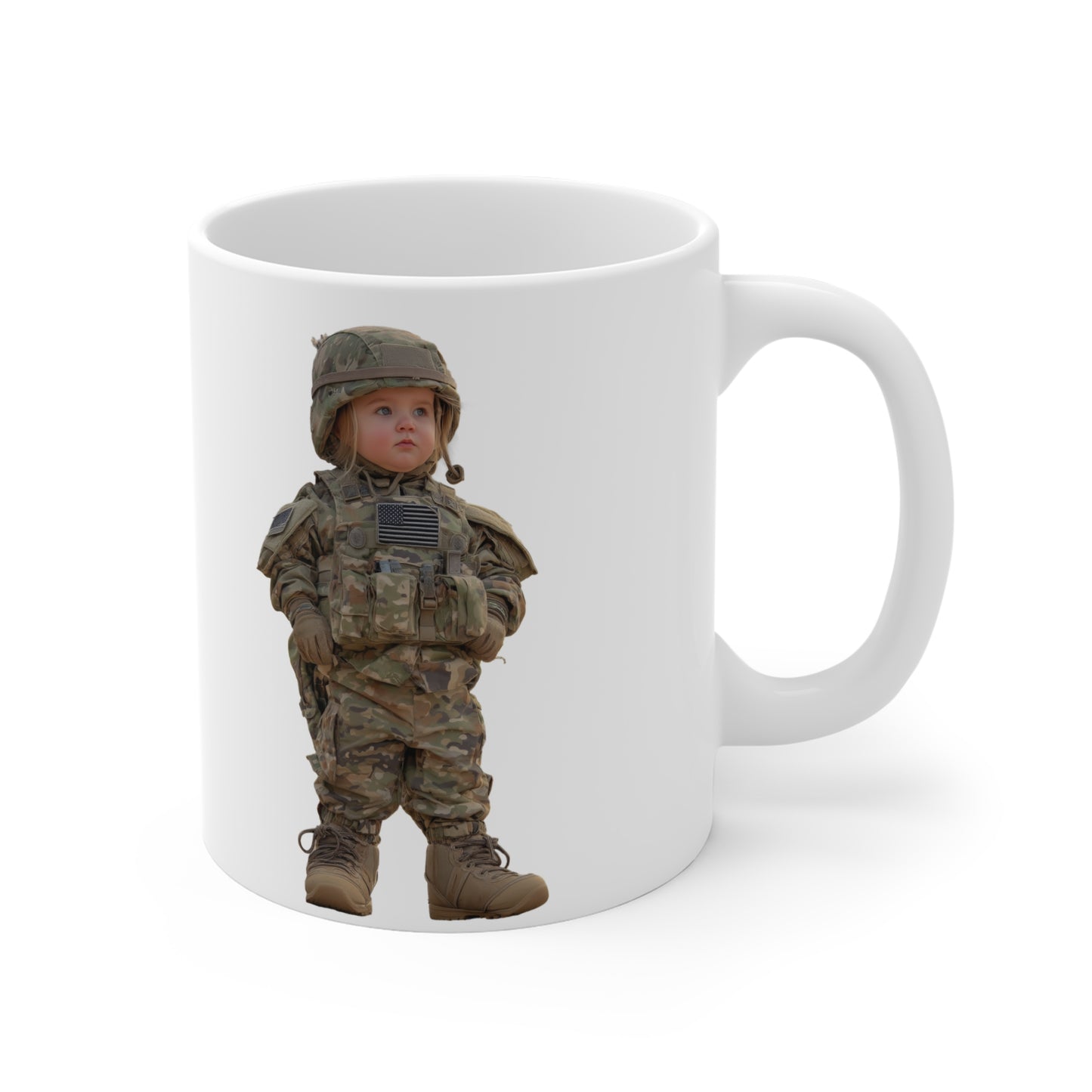 “Boots on the Ground, Bottle on the Belt” 11oz Mug