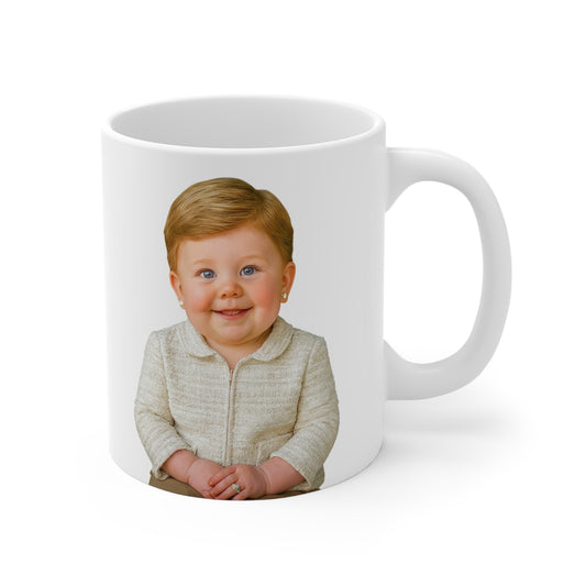 Quiet Strength, Hot Coffee Mug - Laura Bush