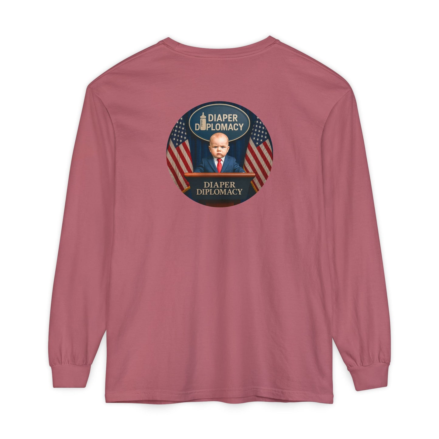 Diaper Diplomacy — Podium Baby Long Sleeve Tee