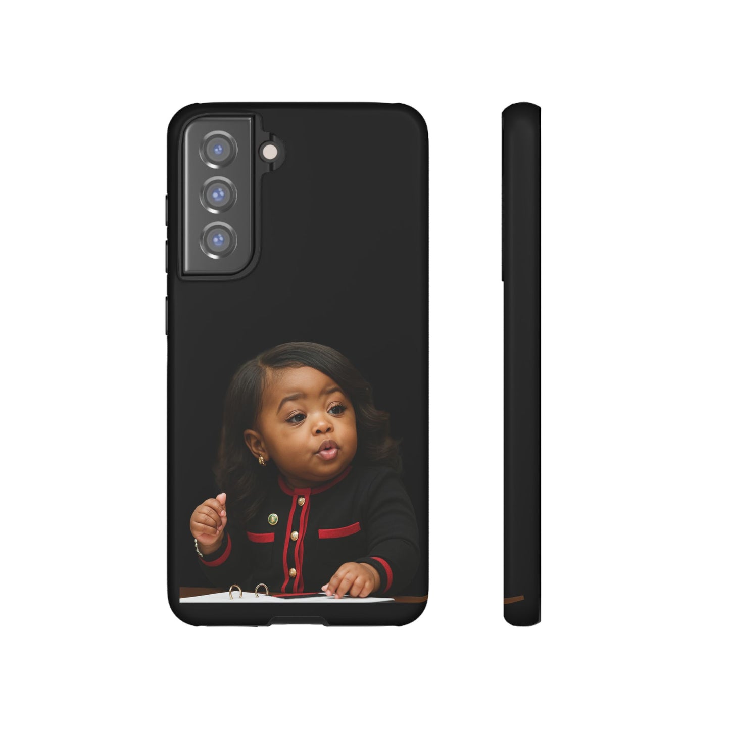 Glossed Up + Ready for the Group Chat Phone Case - Jasmine Crockett
