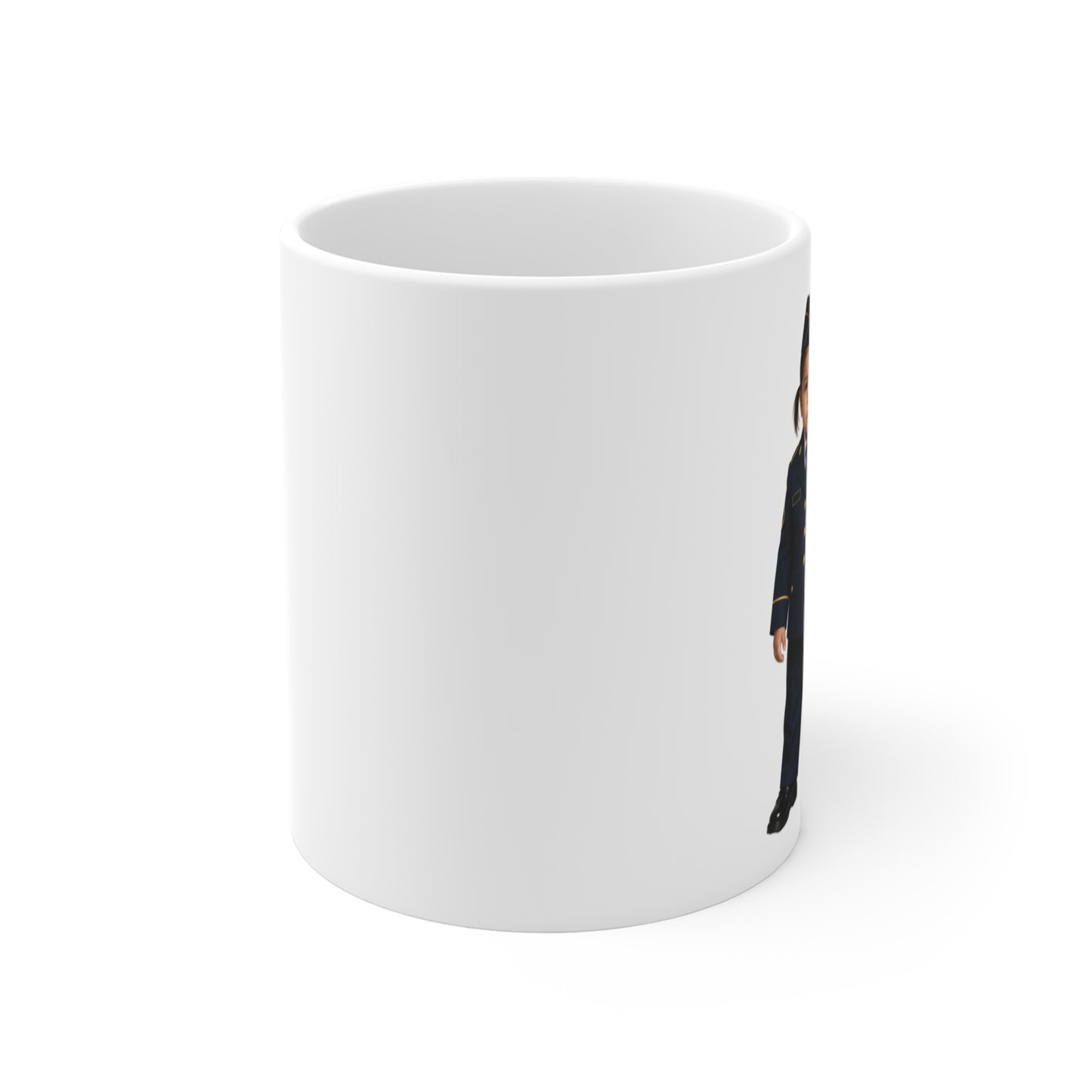 Formation Coffee Mug - Army Modern Dress Uniform Native American Female