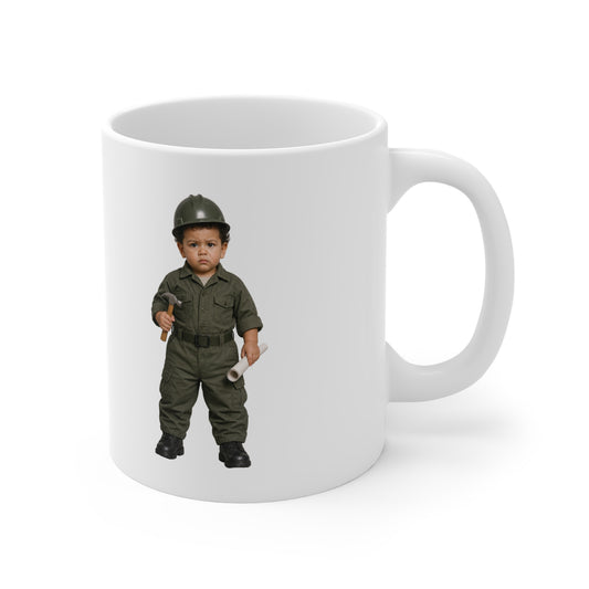 Mess Hall Mug - Navy Vietnam Era Seabee Construction