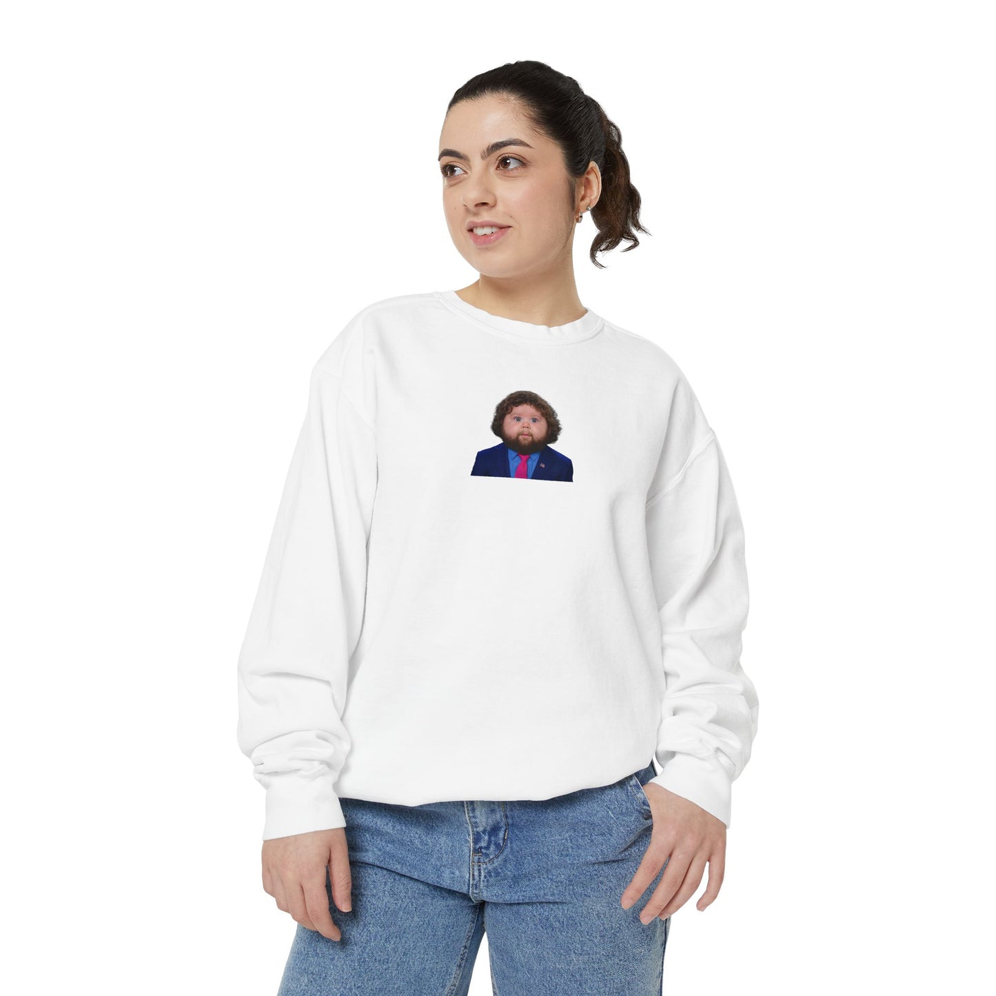 Unholy Mullet That Defies Physics Crewneck Sweatshirt - JD Vance