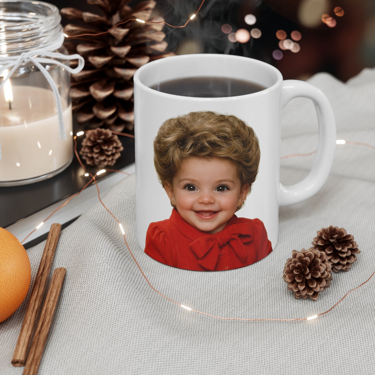 "Just Say No" (to Decaf) Mug - Nancy Reagan