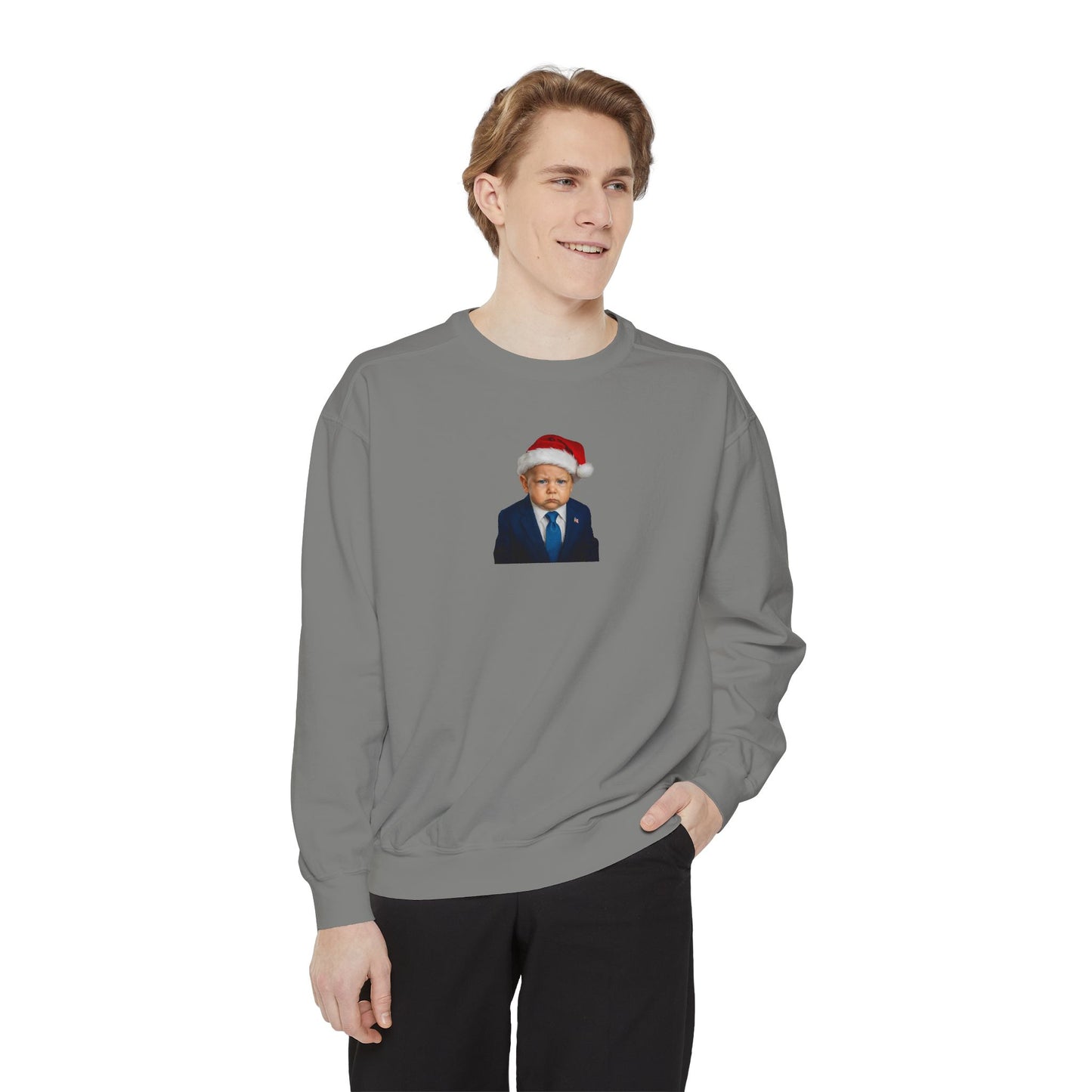 Make Christmas Great Again Crewneck Sweatshirt - Donald J. Trump