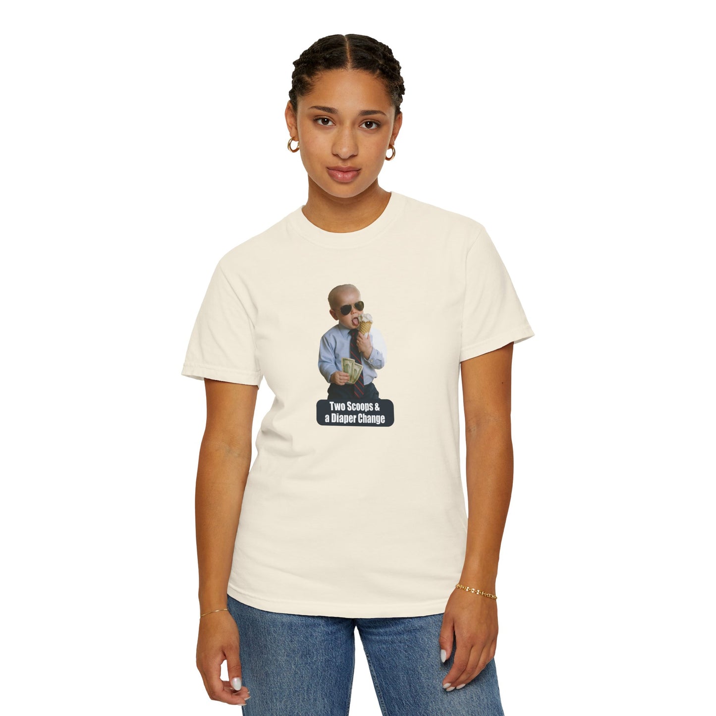 Two Scoops & a Diaper Change – Joe Biden Presidential Tee