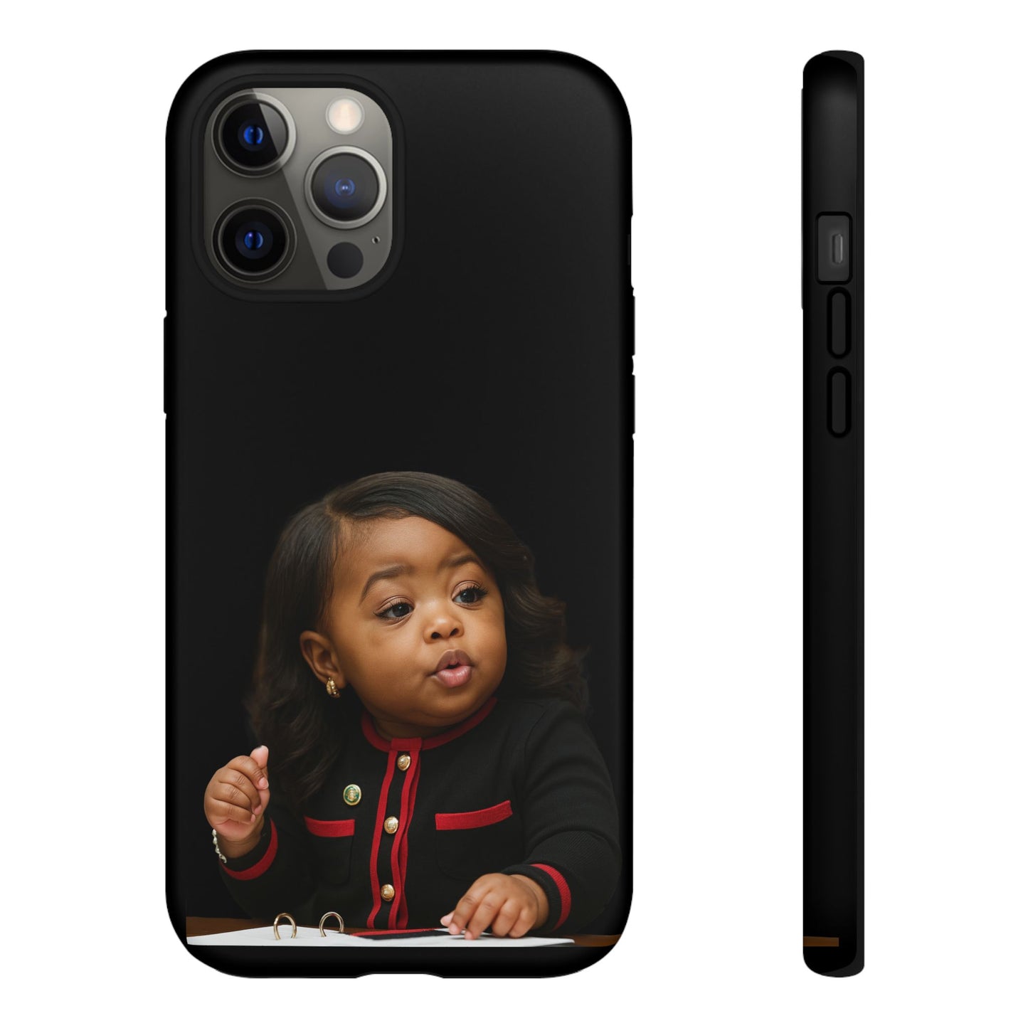 Glossed Up + Ready for the Group Chat Phone Case - Jasmine Crockett