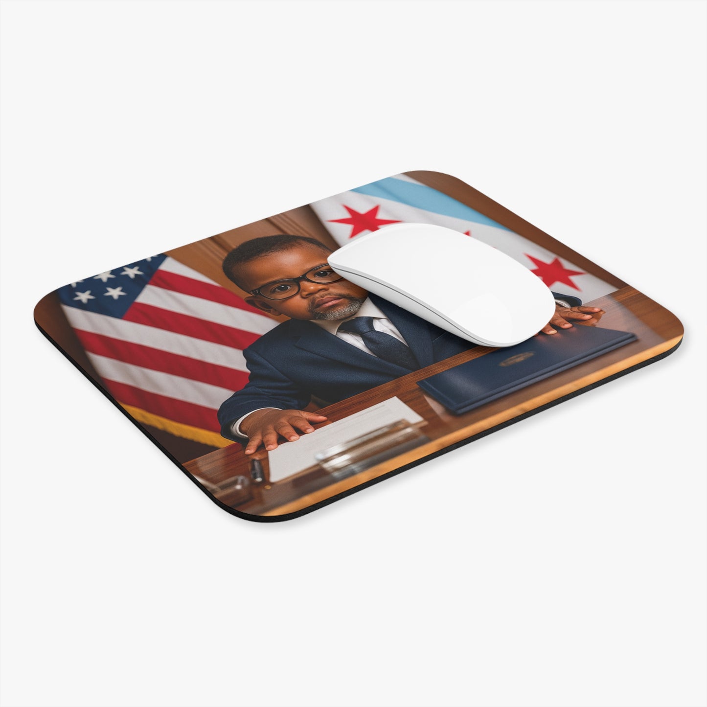 Cursor of Courage Mouse Pad - Mayor Brandon Johnson
