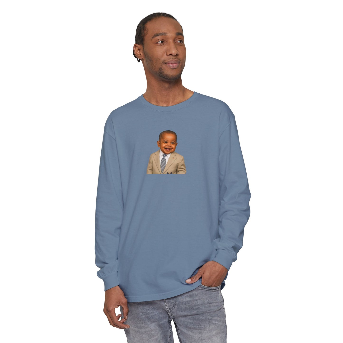 "Yes We Tan" Long Sleeve Shirt - Barack Obama