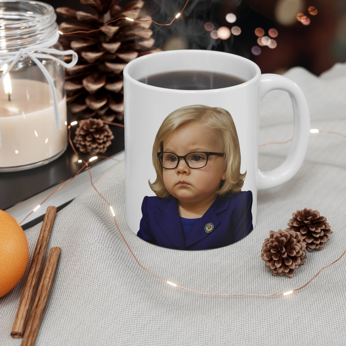 Backbone Brew — Sips With A Spine Mug - Liz Cheney