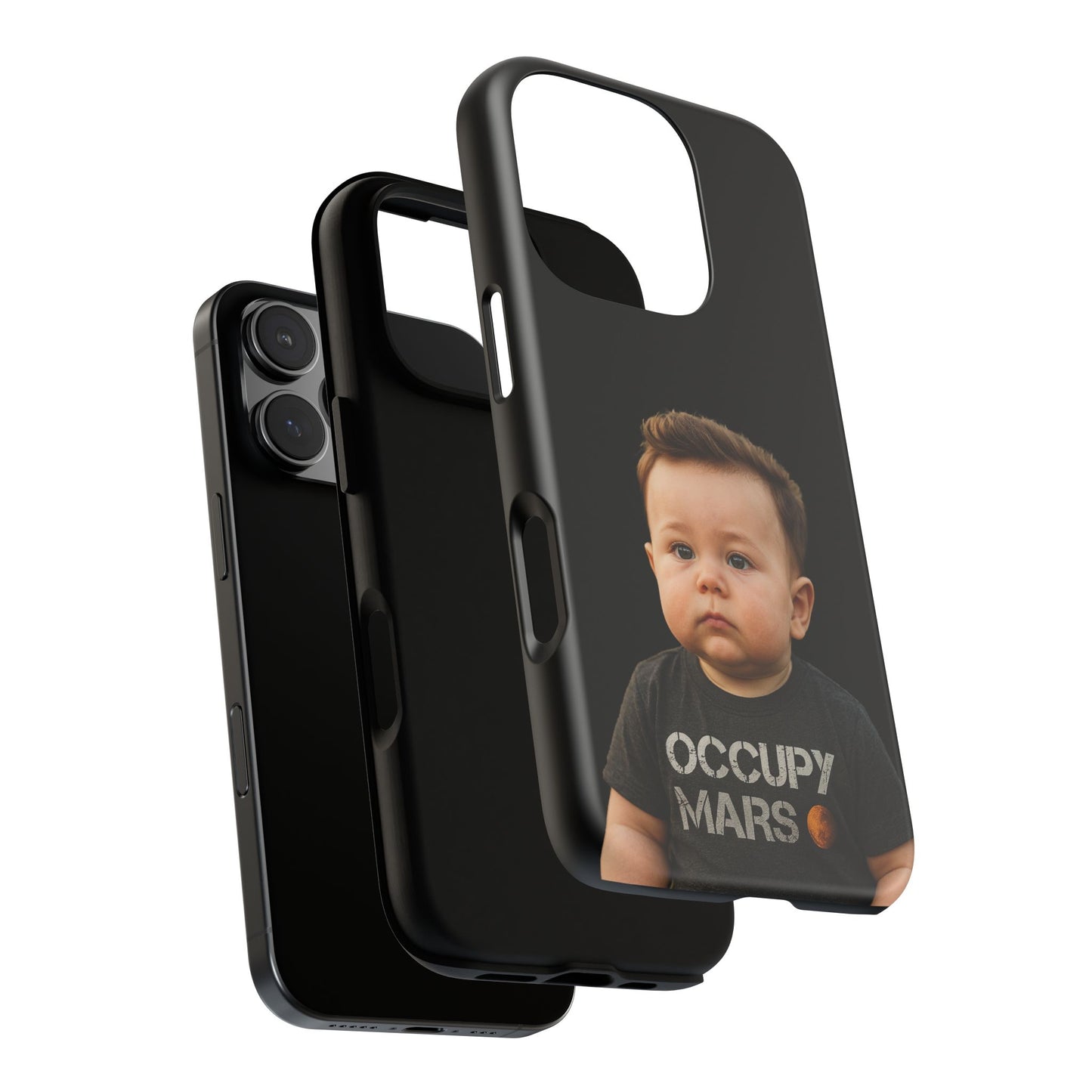 Pocket Payload: Dual-Layer Mars Readiness Phone Case - Elon Musk