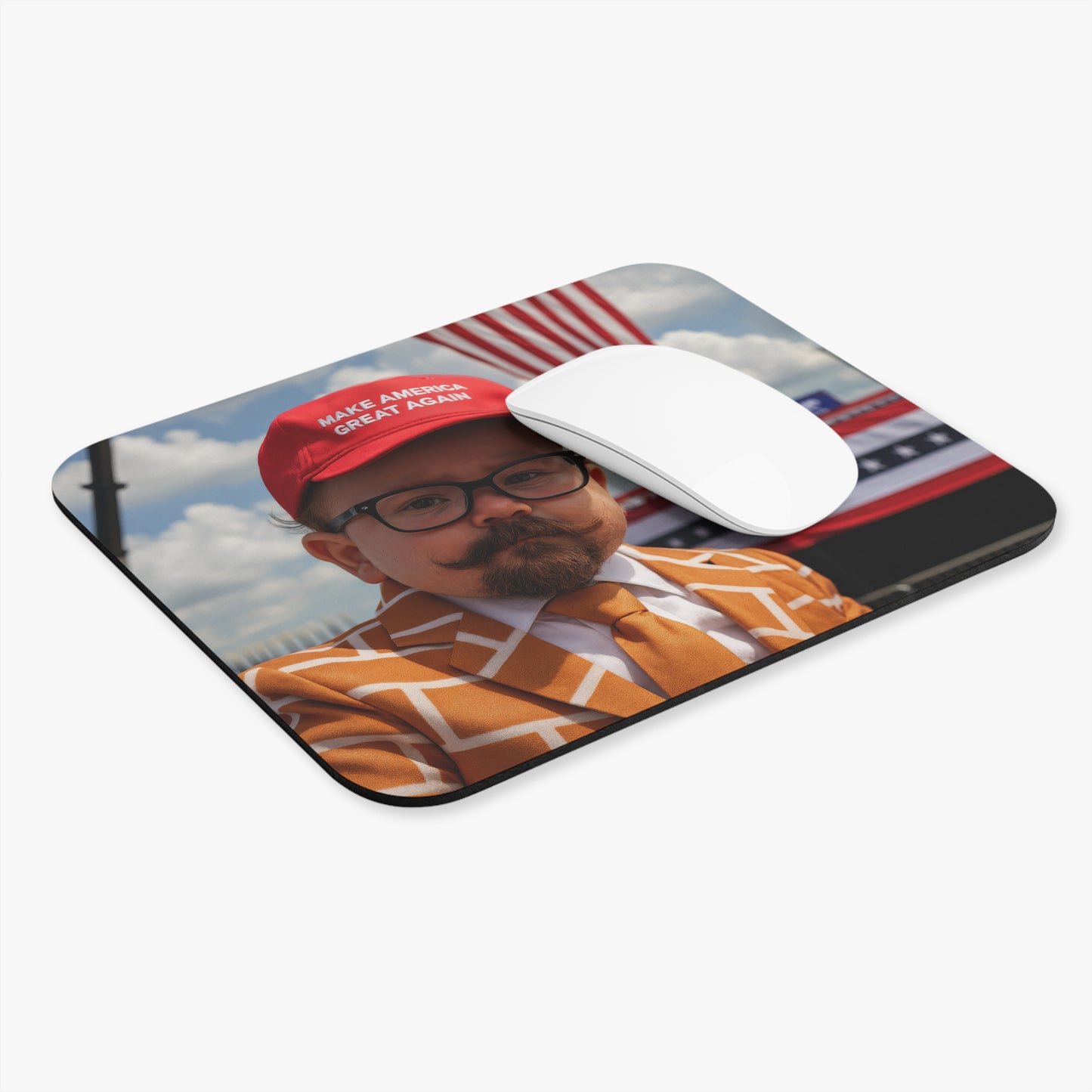 Desk Rally Zone: Brick Suit Mouse Pad - Blake Marnell