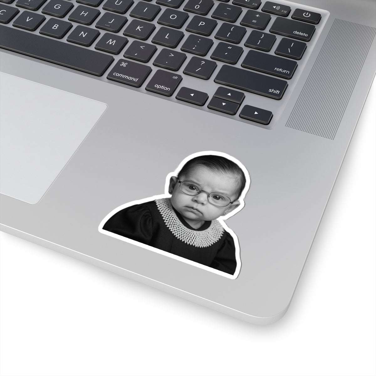 Stick It to ‘Em, Baby Justice Sticker - Justice Ruth Bader Ginsburg (RBG)