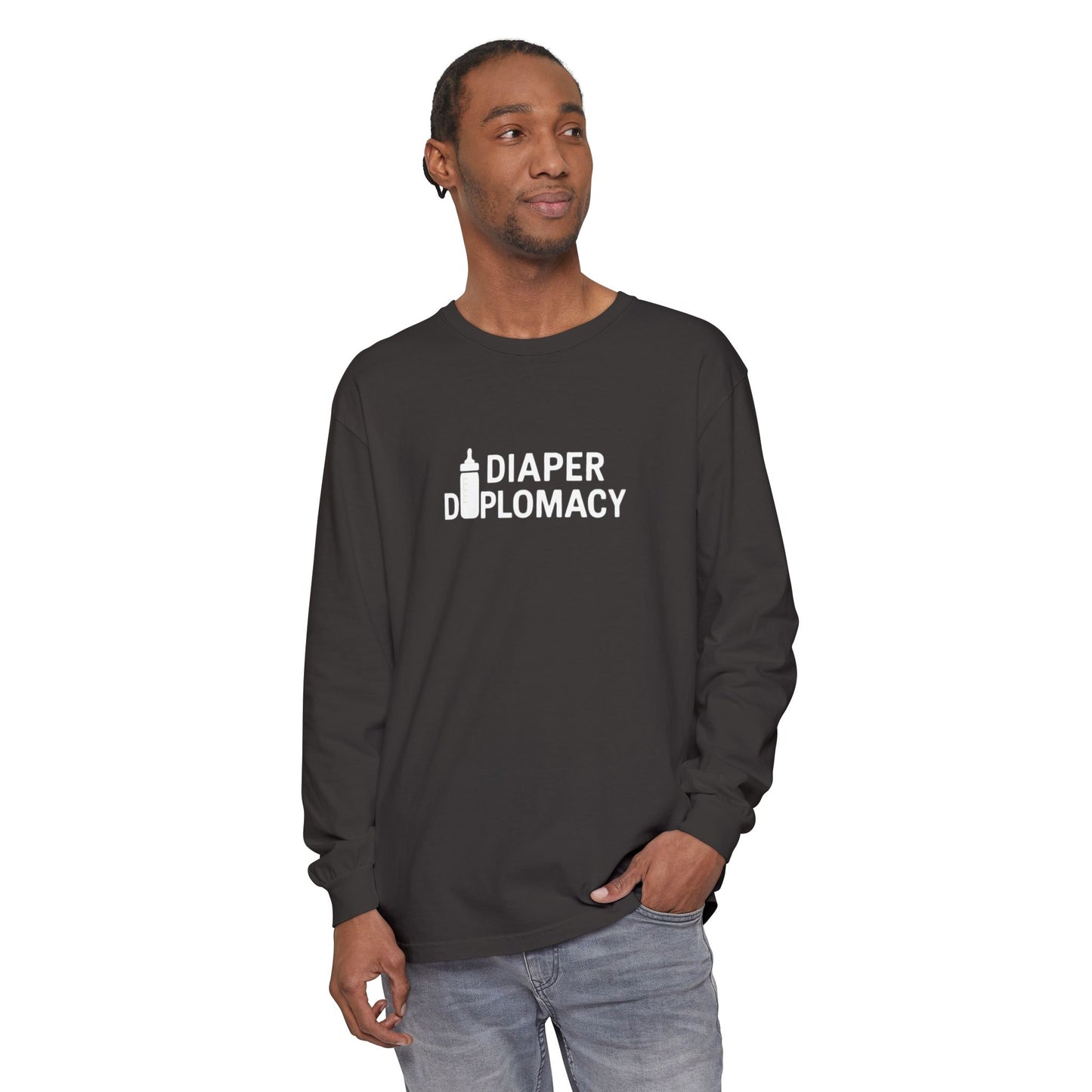 Diaper Diplomacy — Podium Baby Long Sleeve Tee