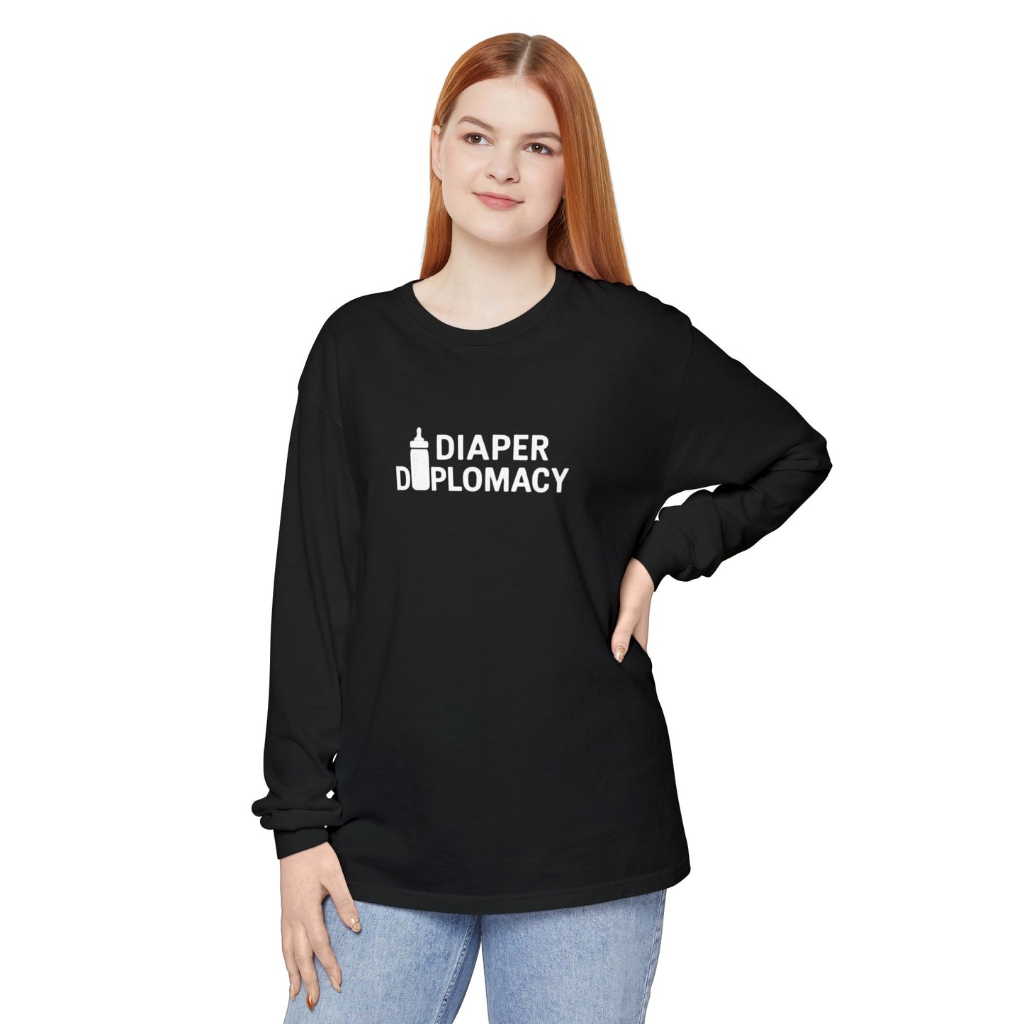 Diaper Diplomacy — Podium Baby Long Sleeve Tee
