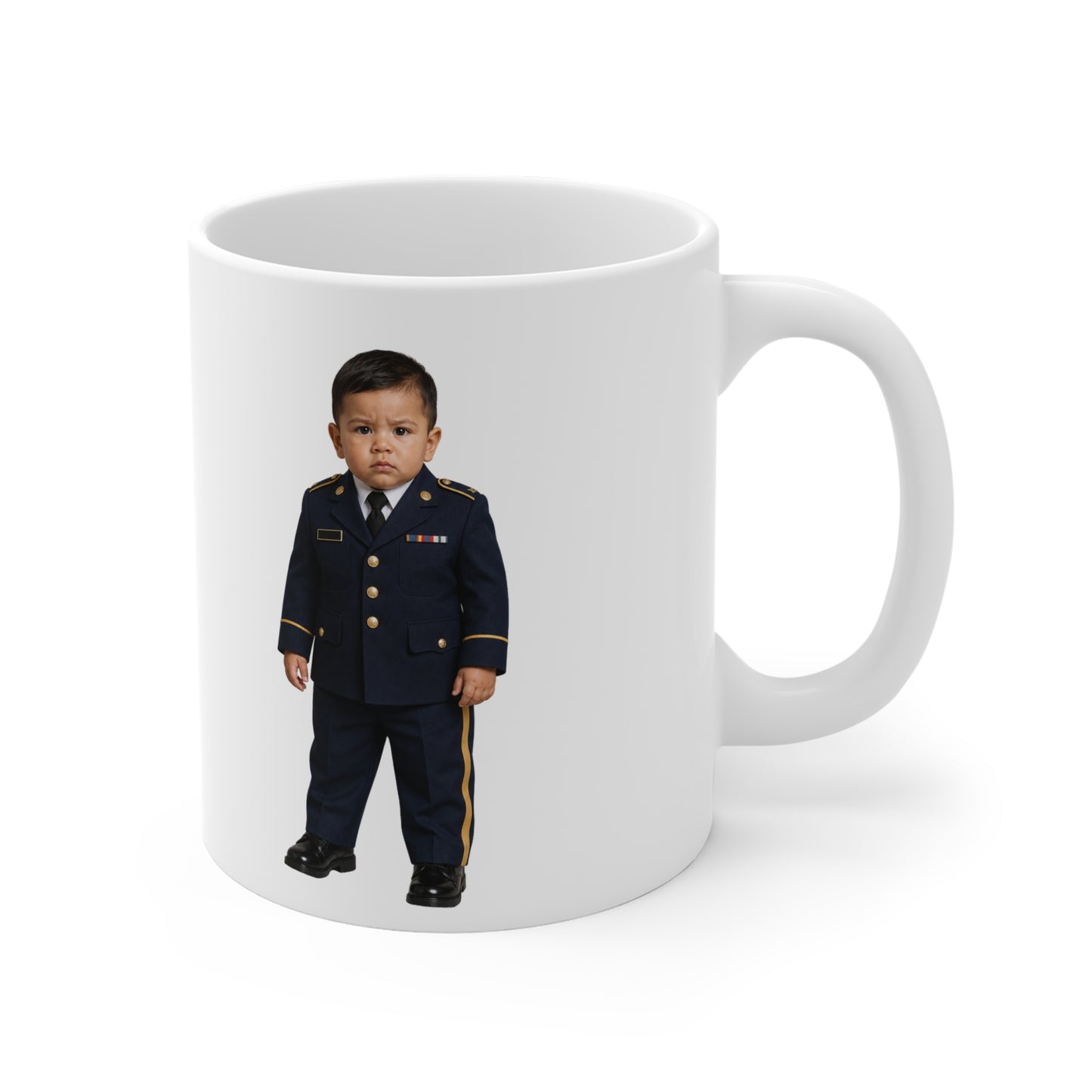 Inspection-Ready Mug - Army Modern Dress Uniform Hispanic Male