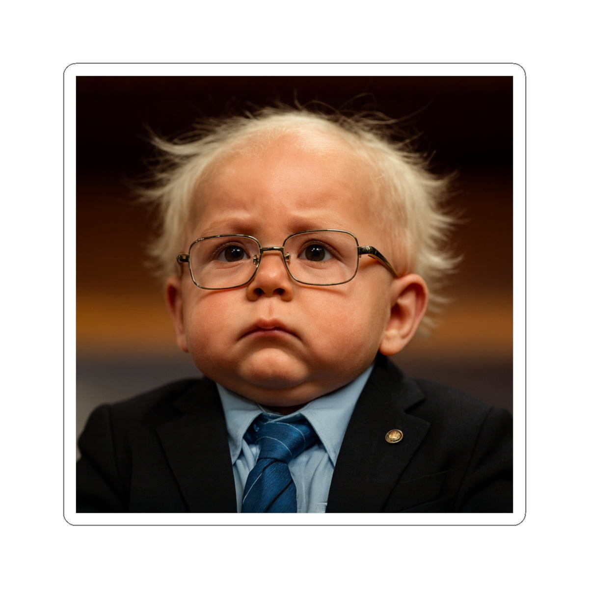 Feel the Burp Sticker - Bernie Sanders