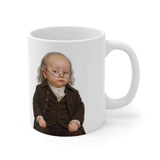 Poor Richard Rich Coffee Mug - Benjamin Franklin