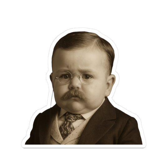 Stick It Like a Rough Rider Sticker - Theodore (Teddy) Roosevelt