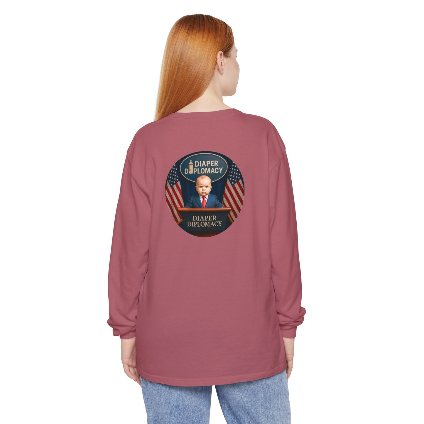Diaper Diplomacy — Podium Baby Long Sleeve Tee