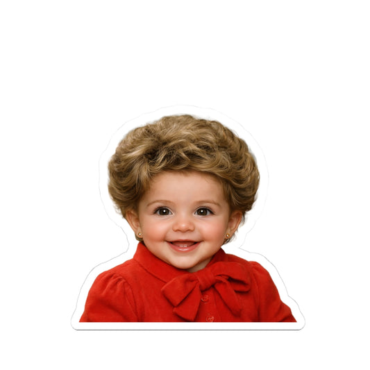 Stick to Clean Living Sticker - Nancy Reagan