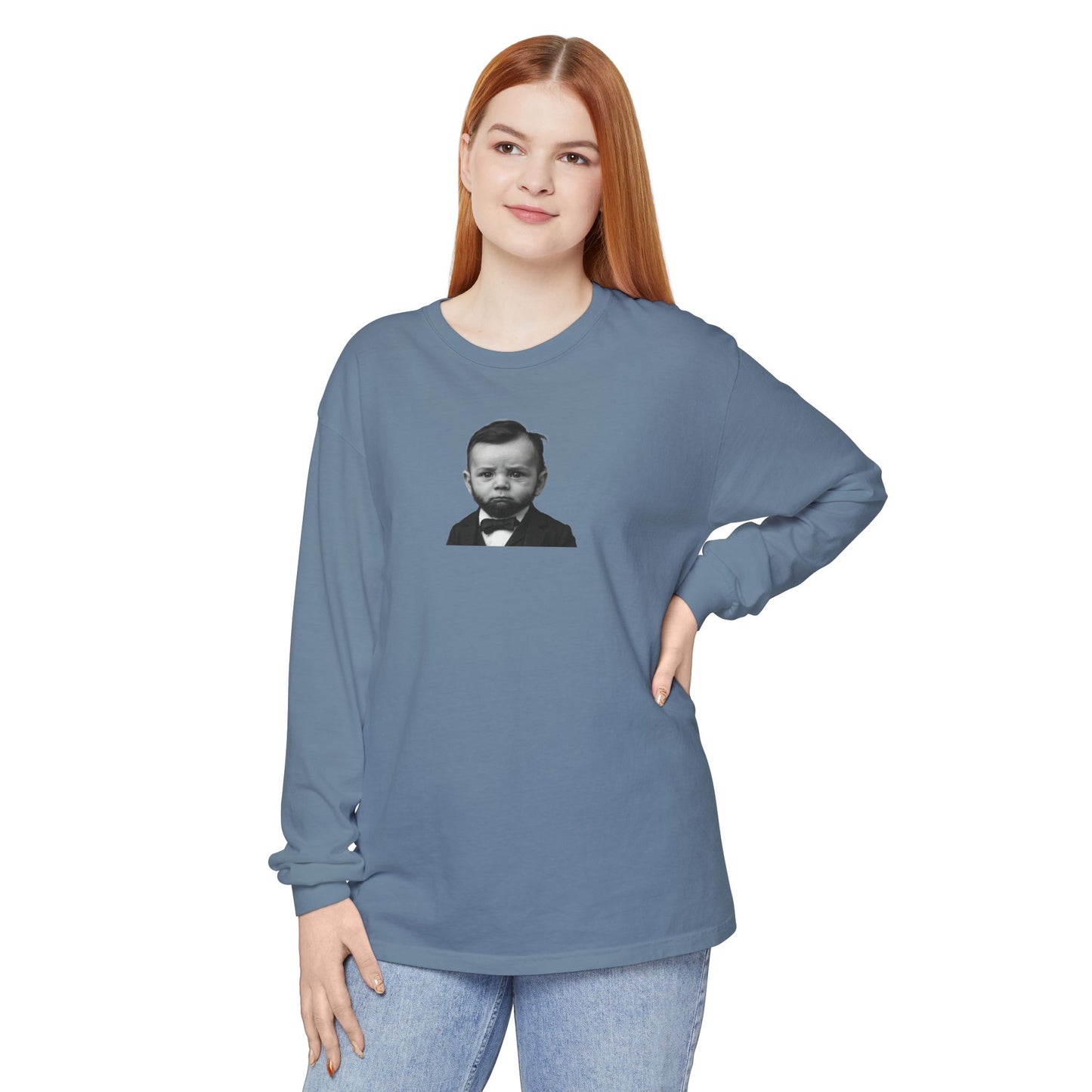 Sleeves of the House Divided (But Warm) Long Sleeve Shirt - Abraham Lincoln
