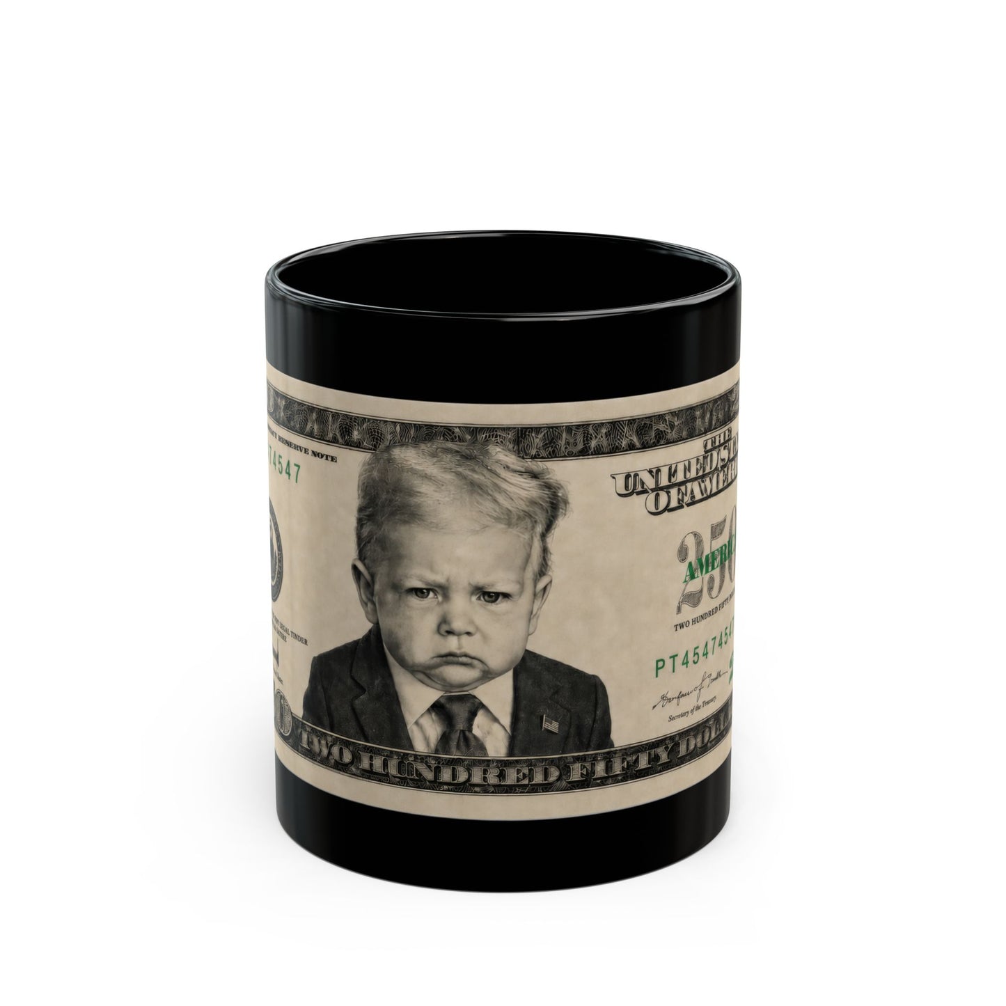 "Make America 250 Again" Black Mug - Donald Trump