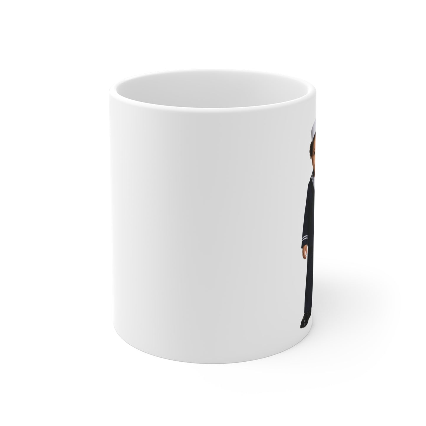 Watchstander Mug - Navy Modern Dress Uniform Multiracial Female
