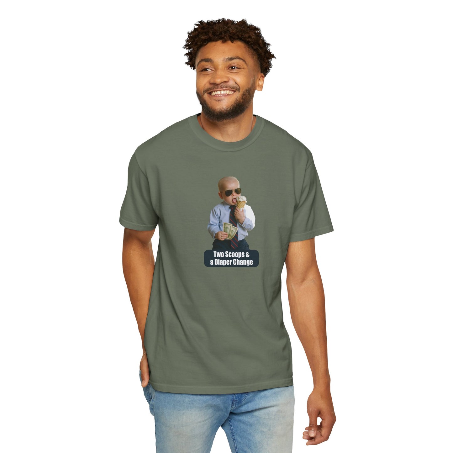 Two Scoops & a Diaper Change – Joe Biden Presidential Tee