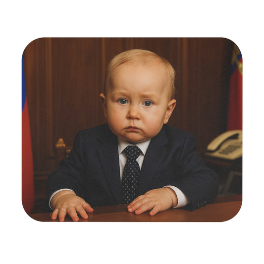 Calm Cursor, Firm Hand Mouse Pad - Vladimir Putin