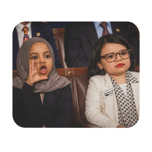 The “We’re Interrupting This Program” Mouse Pad - Ilhan Omar & Rashida tlaib