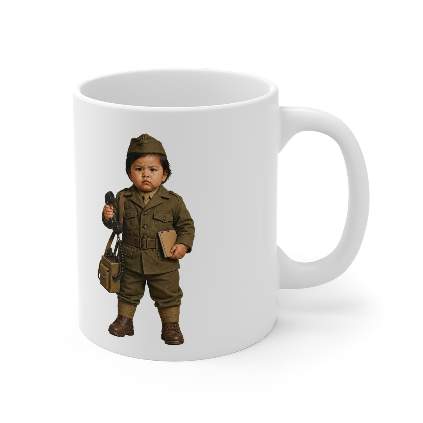 Tiny Command Mug - Marine Corps World War II Communications Support