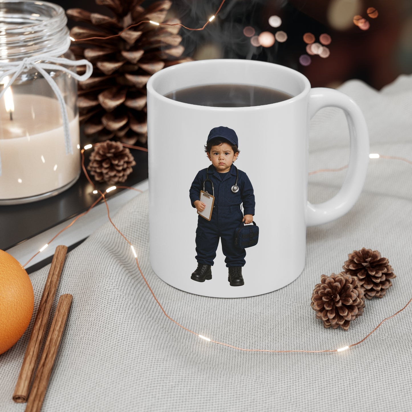 Inspection-Ready Mug - Navy Modern Hospital Corpsman