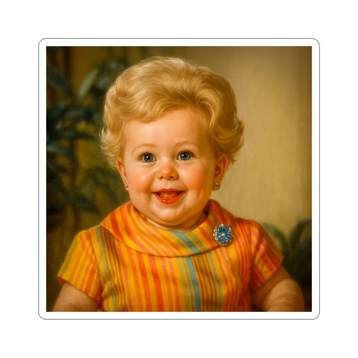 Cloth-Coat—Polite Yet Permanent Sticker - Patricia Nixon