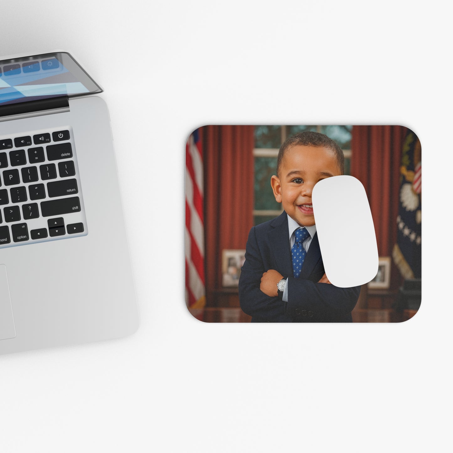 Smooth Operator Mouse Pad (No Tan Lines) - Barack Obama