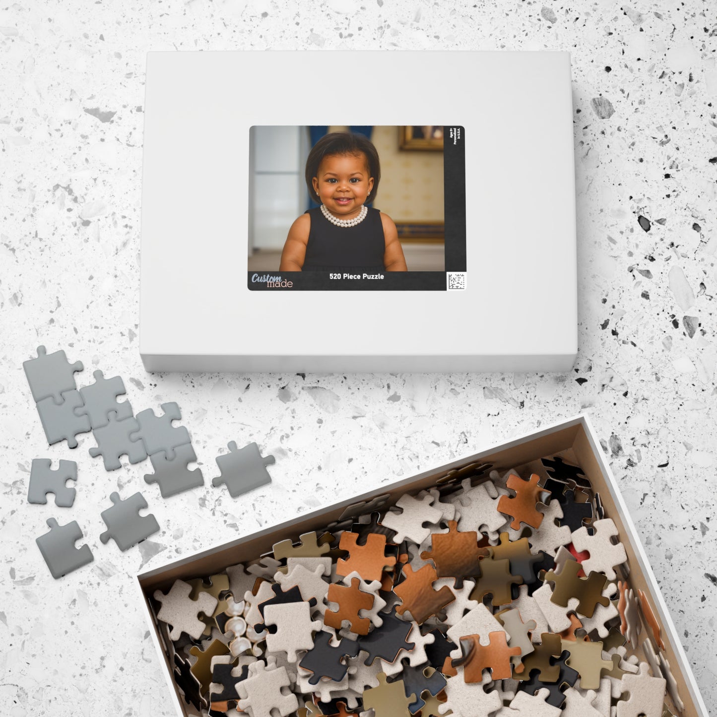 Go High, Piece by Piece Puzzle (520 Pieces) - Michelle Obama