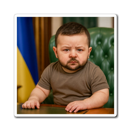 Fridge Briefing Command Magnet - Volodymyr Zelensky